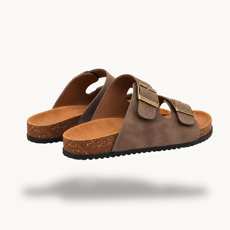 Mirello Brisa — Classic Double Buckle Sandals