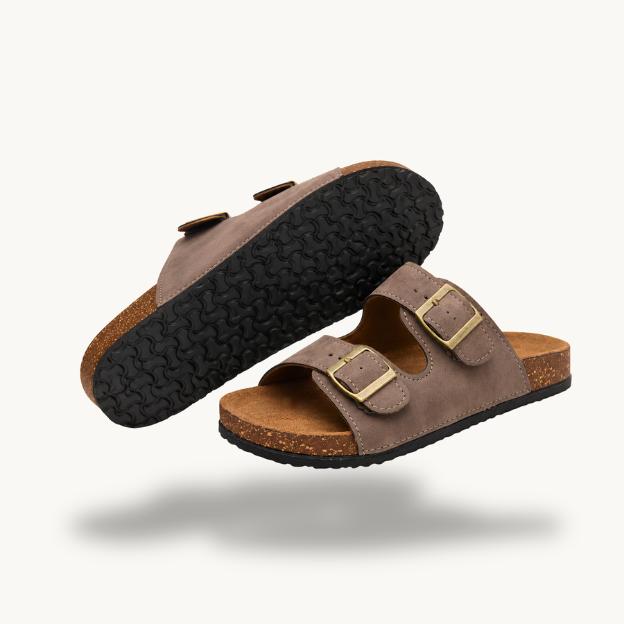 Mirello Brisa — Classic Double Buckle Sandals
