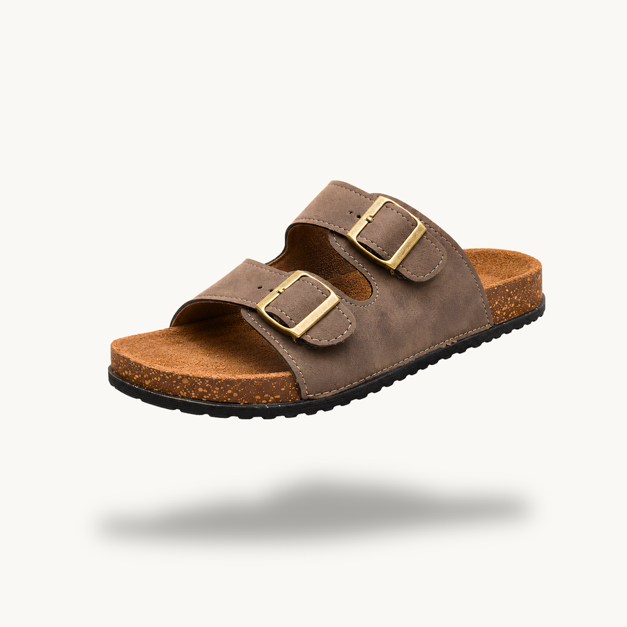 Mirello Brisa — Classic Double Buckle Sandals