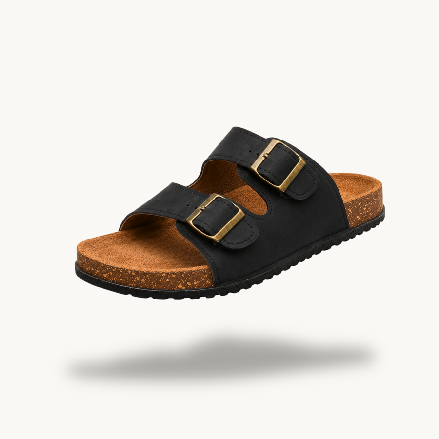 Mirello Brisa — Classic Double Buckle Sandals