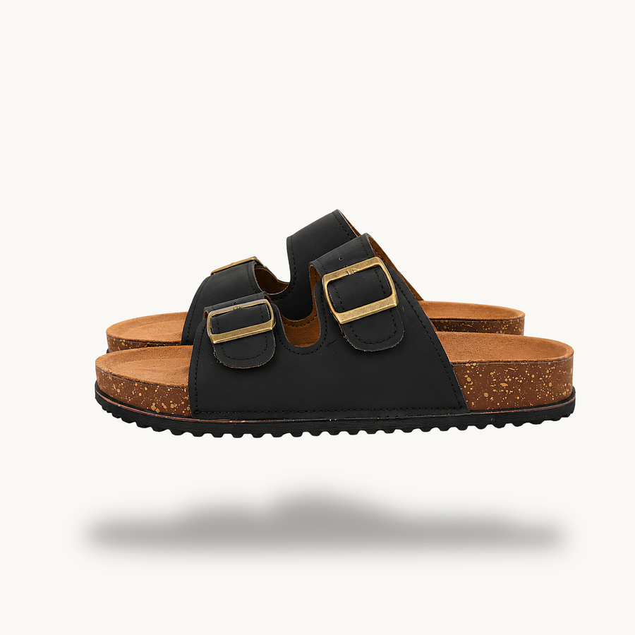 Mirello Brisa — Classic Double Buckle Sandals