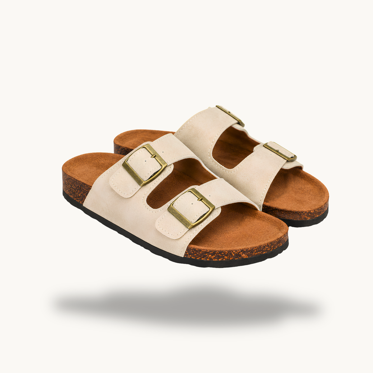 Mirello Brisa — Classic Double Buckle Sandals