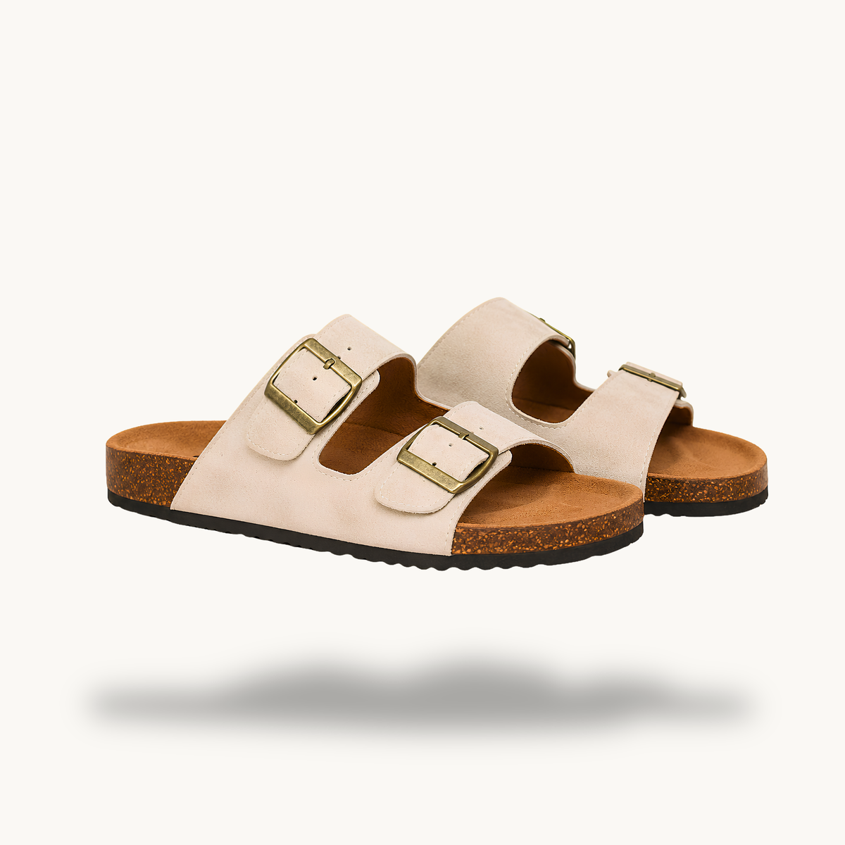 Mirello Brisa — Classic Double Buckle Sandals