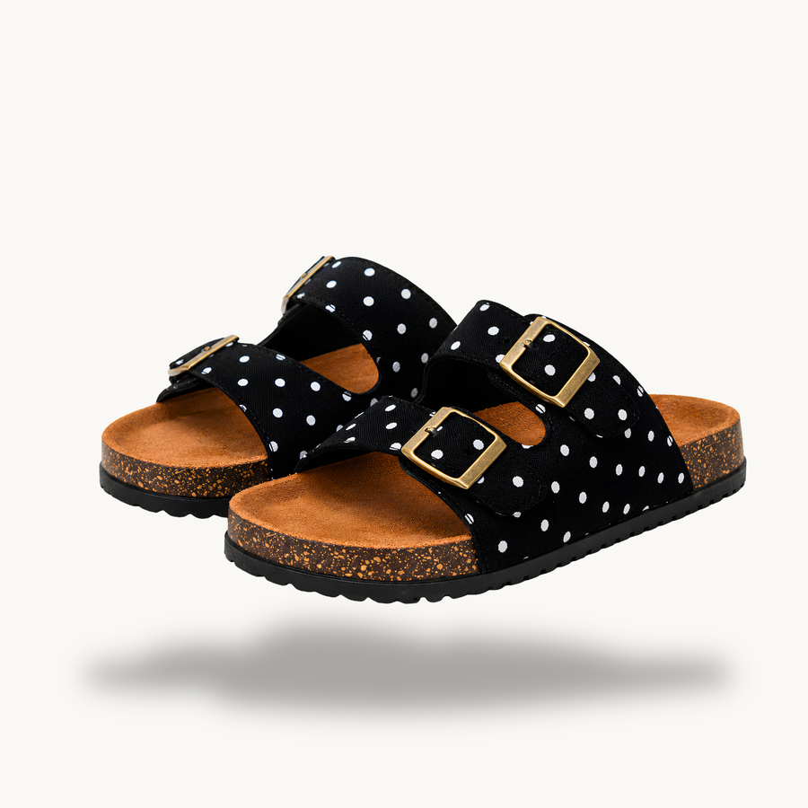 Mirello Lunares — Polka Dot Summer Comfort Sandals