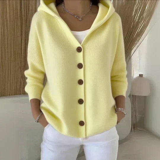 Rocío™ | Vintage Hooded Cardigan