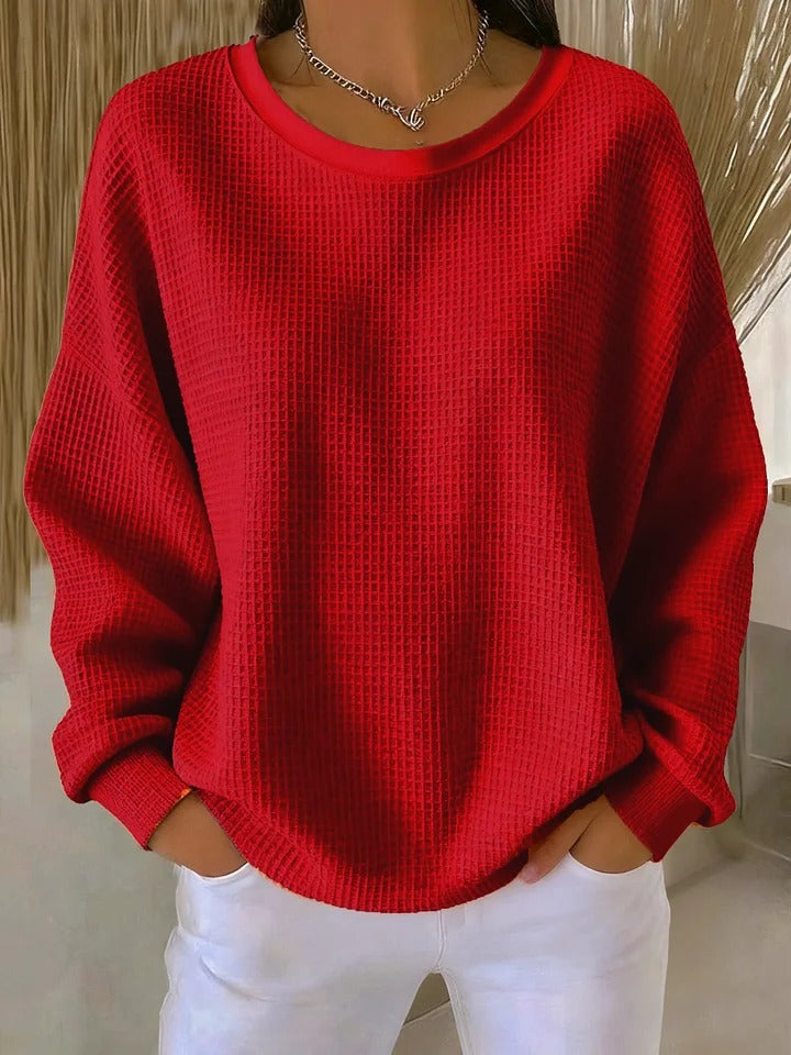 Nuria | Classic Waffle Jumper
