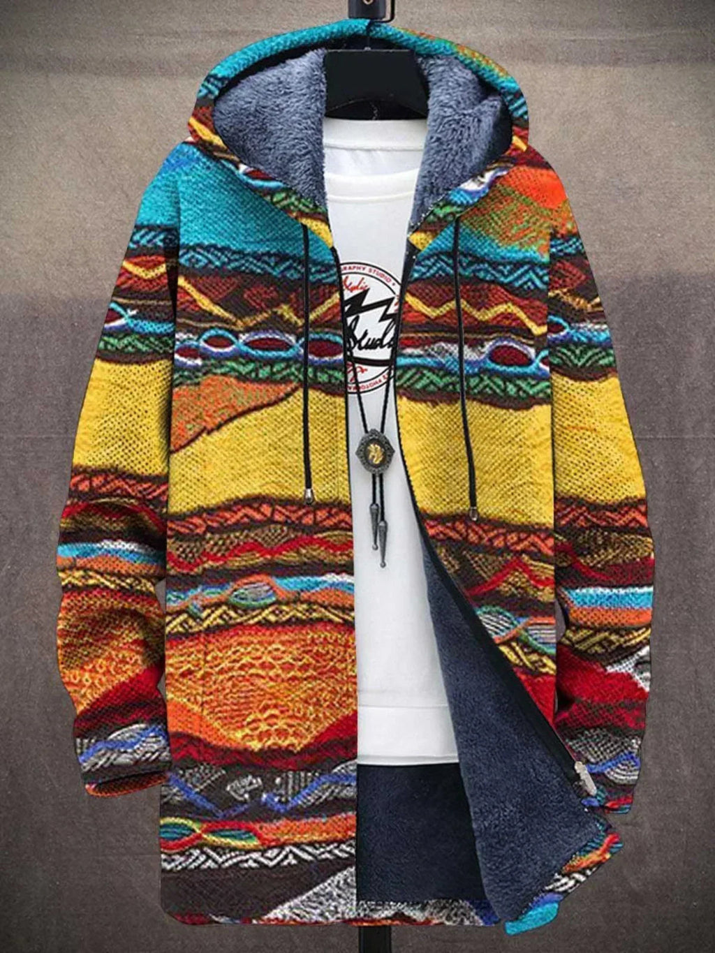 Cynthia | Artistic Style Hooded Cardigan