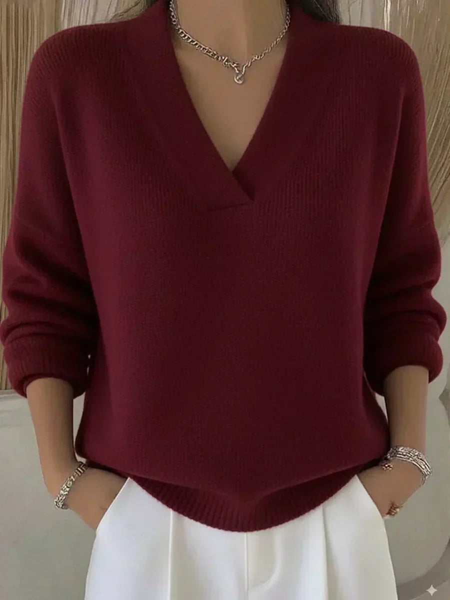 Violeta | Loose V-Neck Jumper