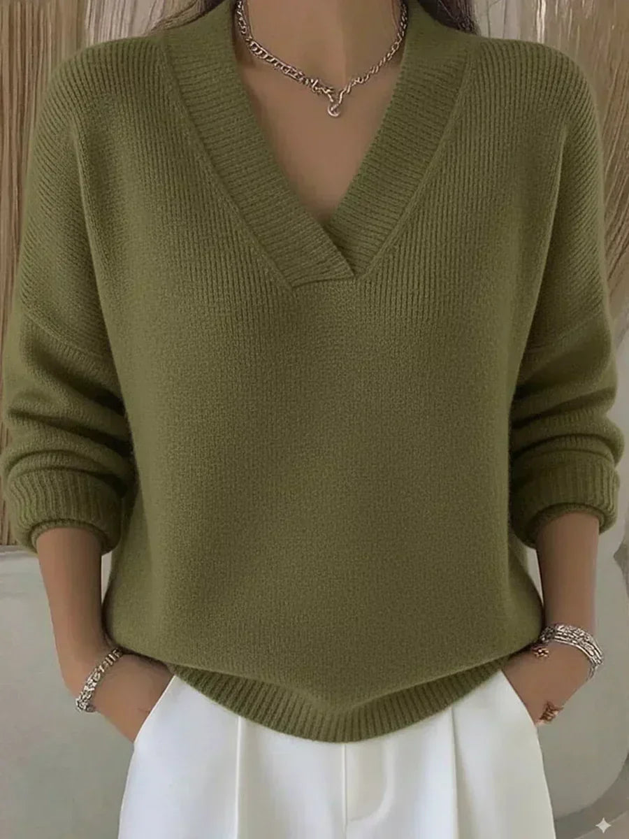 Violeta | Loose V-Neck Jumper