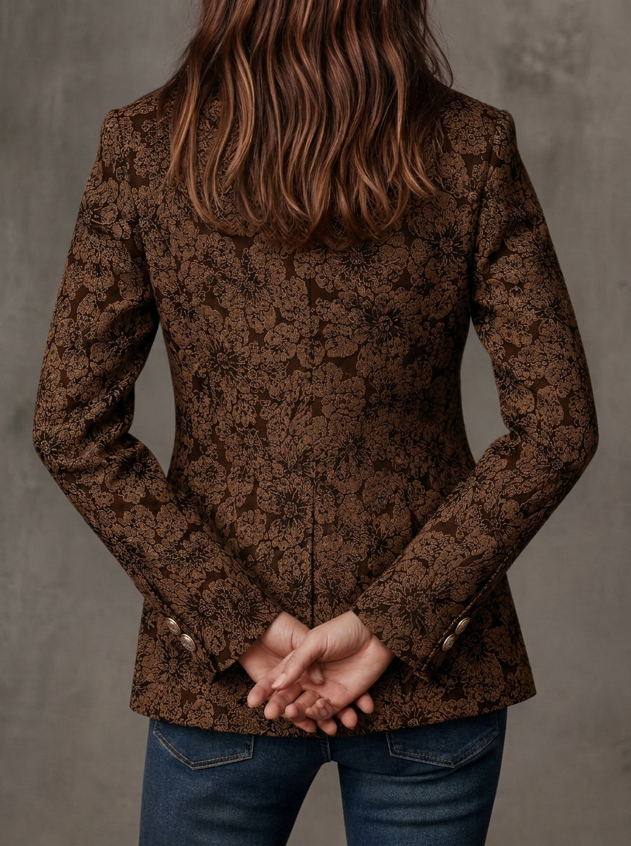 Antonia - Paisley Jacquard Blazer