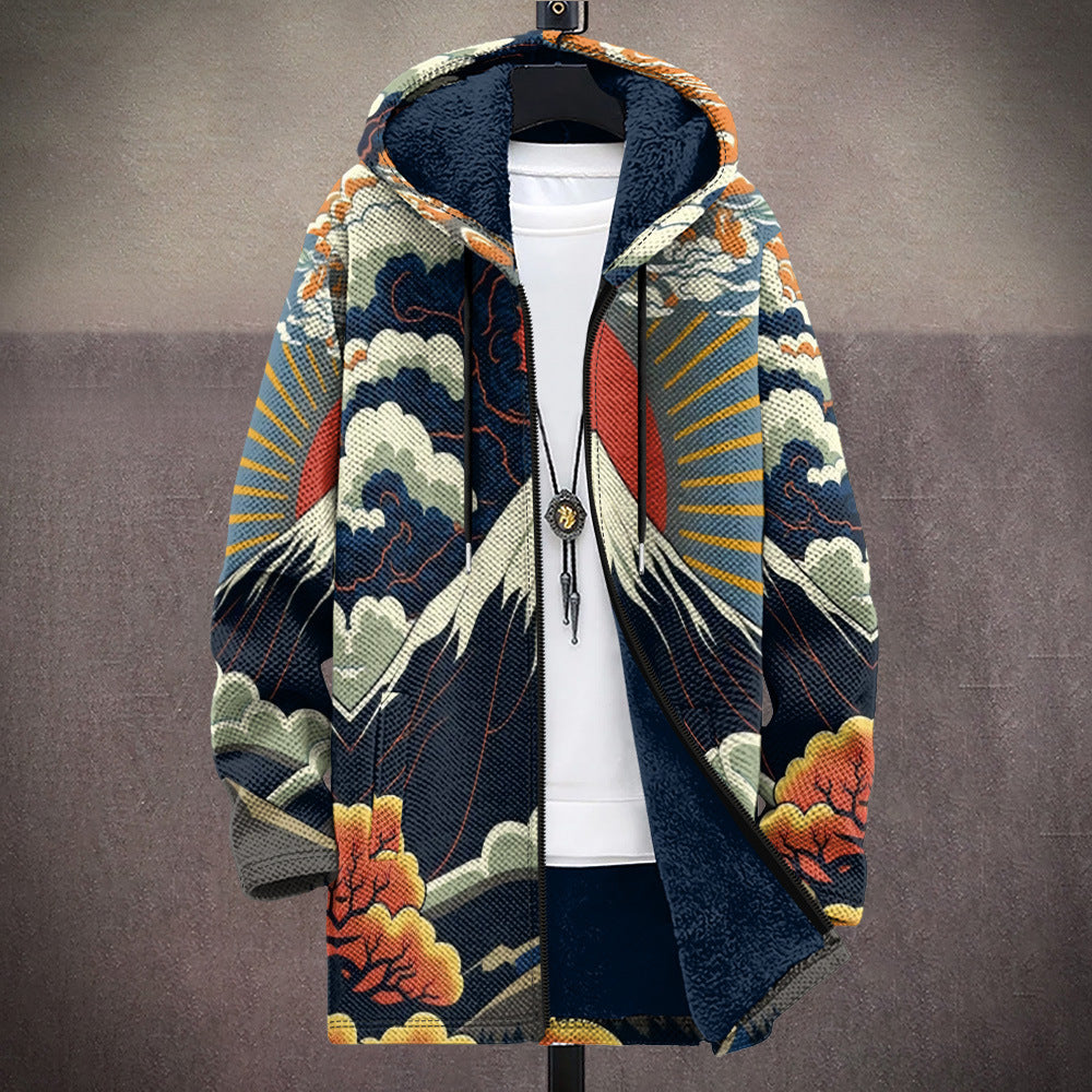 Ezra | Artistic Style Hooded Cardigan