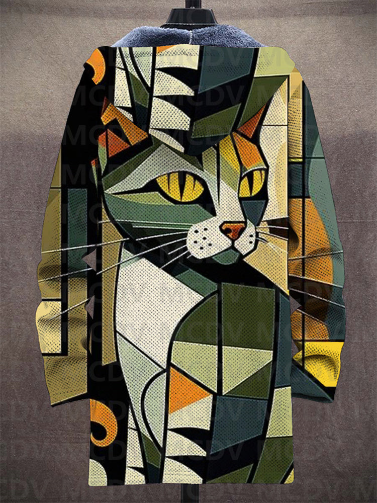 Preston | Hooded Jacket with Artistic Print