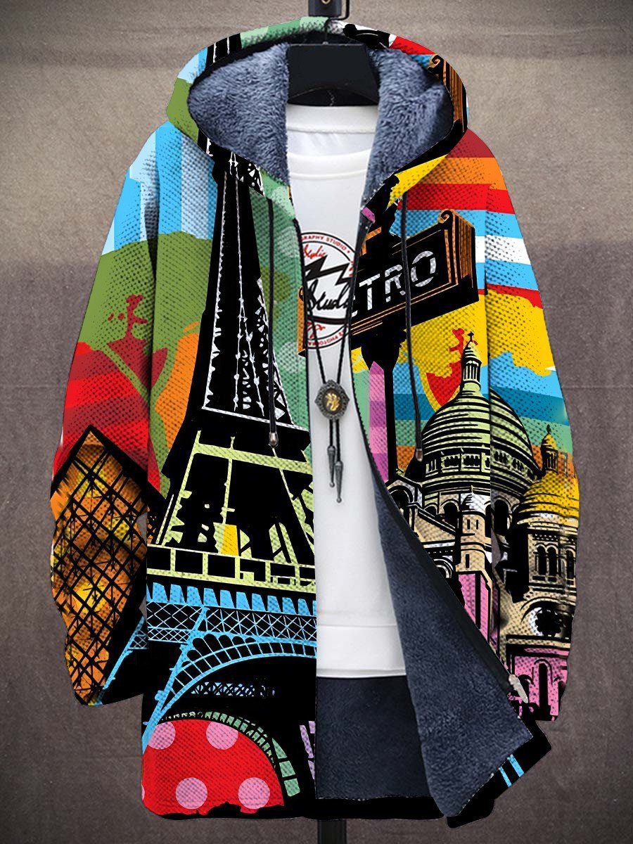 Emerson | Artistic Zip-Up Hooded Jacket