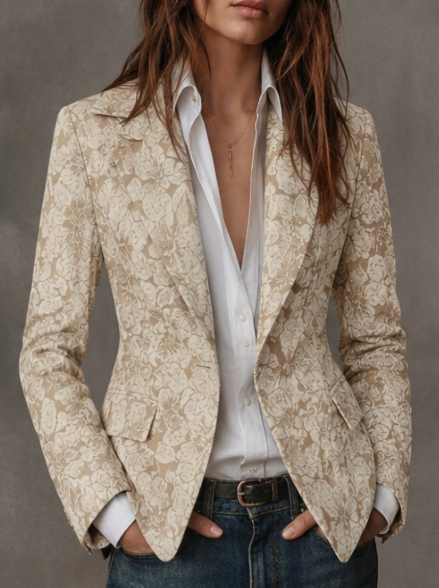 Antonia - Paisley Jacquard Blazer