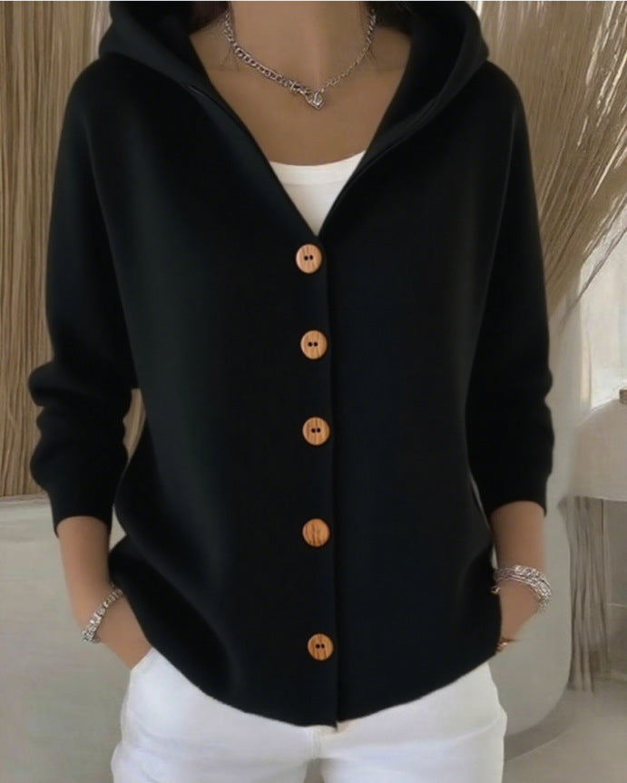 Rocío™ | Vintage Hooded Cardigan