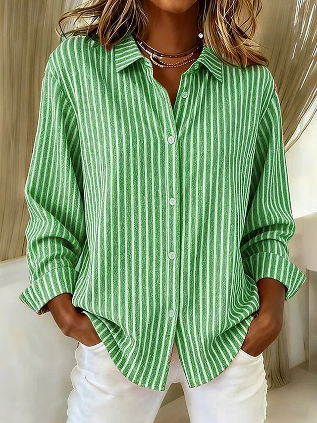 Jimena | Striped Button Shirt