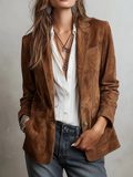 Cristina - Vintage Brown Blazer
