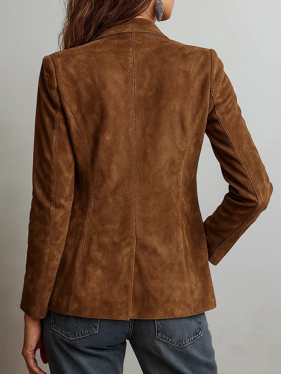 Cristina - Vintage Brown Blazer
