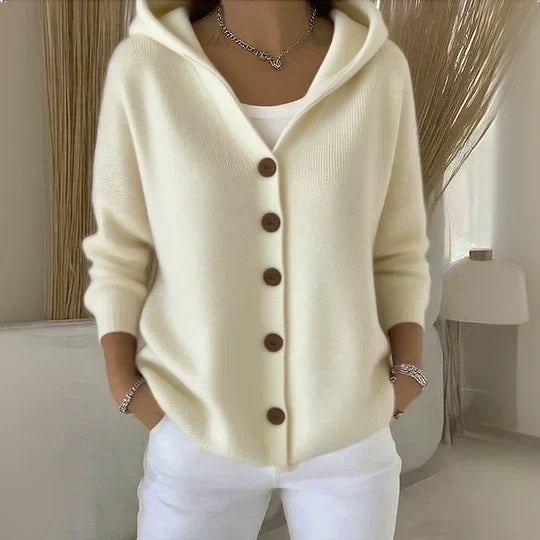 Rocío™ | Vintage Hooded Cardigan