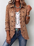 Concepción | Vintage Floral Jacket with Ruffles