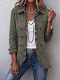 Ascensión | Embroidered Jacket with Ruffles
