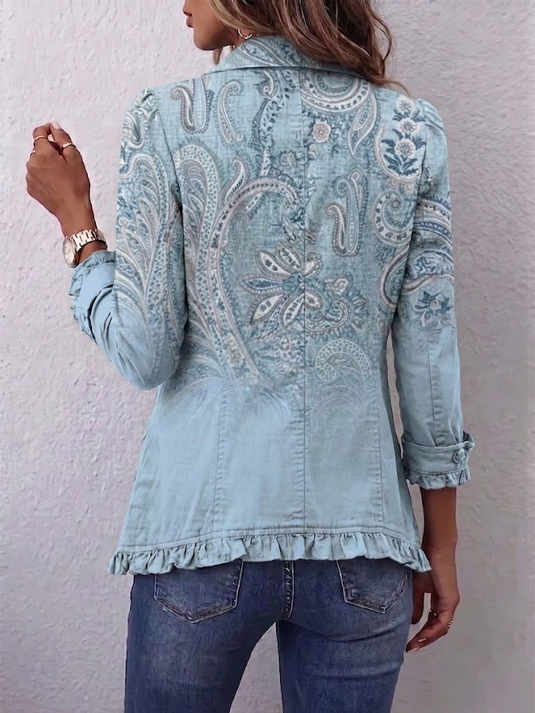 Remedios | Vintage Ruffled Cashmere Jacket